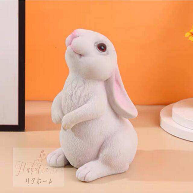 うさぎ雑貨 貯金箱 小銭入れ 兎の置物 部屋飾り 犬の飾り|Sinessy 店