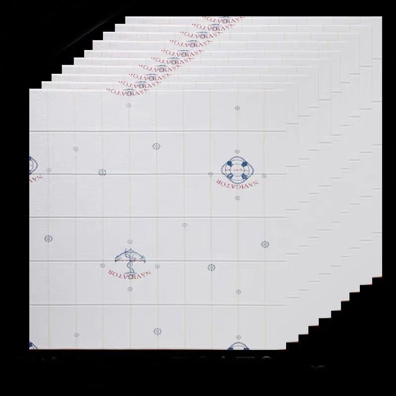 50枚 70cm×70糎 周囲の状況壁 3D立体レンガ飾りつけ壁紙 雨合羽 後ろぎたない押しとどめる 菌類押しとどめる