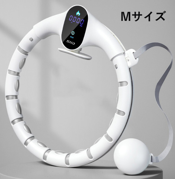 ダイエット用フラフープ 組み立て カロリー燃え　フラフープ スマートカウントフラフープ 自動回転フラフープ 調整可能 取り外し可能 ダイエットウエスト 脂肪燃焼 腰部を鍛える 周囲重量損失運動 細いウエストフィットネス運動 有酸素運動 大人子供用