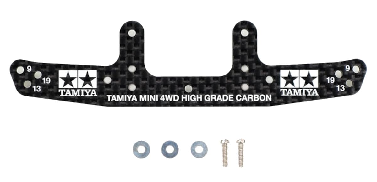 タミヤ ミニ四駆特別企画 HGカーボンリヤワイドステー 3mm 95257画像
