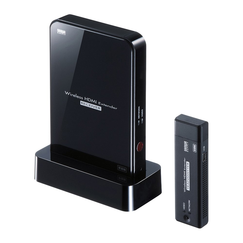 サンワサプライ 無線電話HDMIエクステンダー VGA-EXWHD4