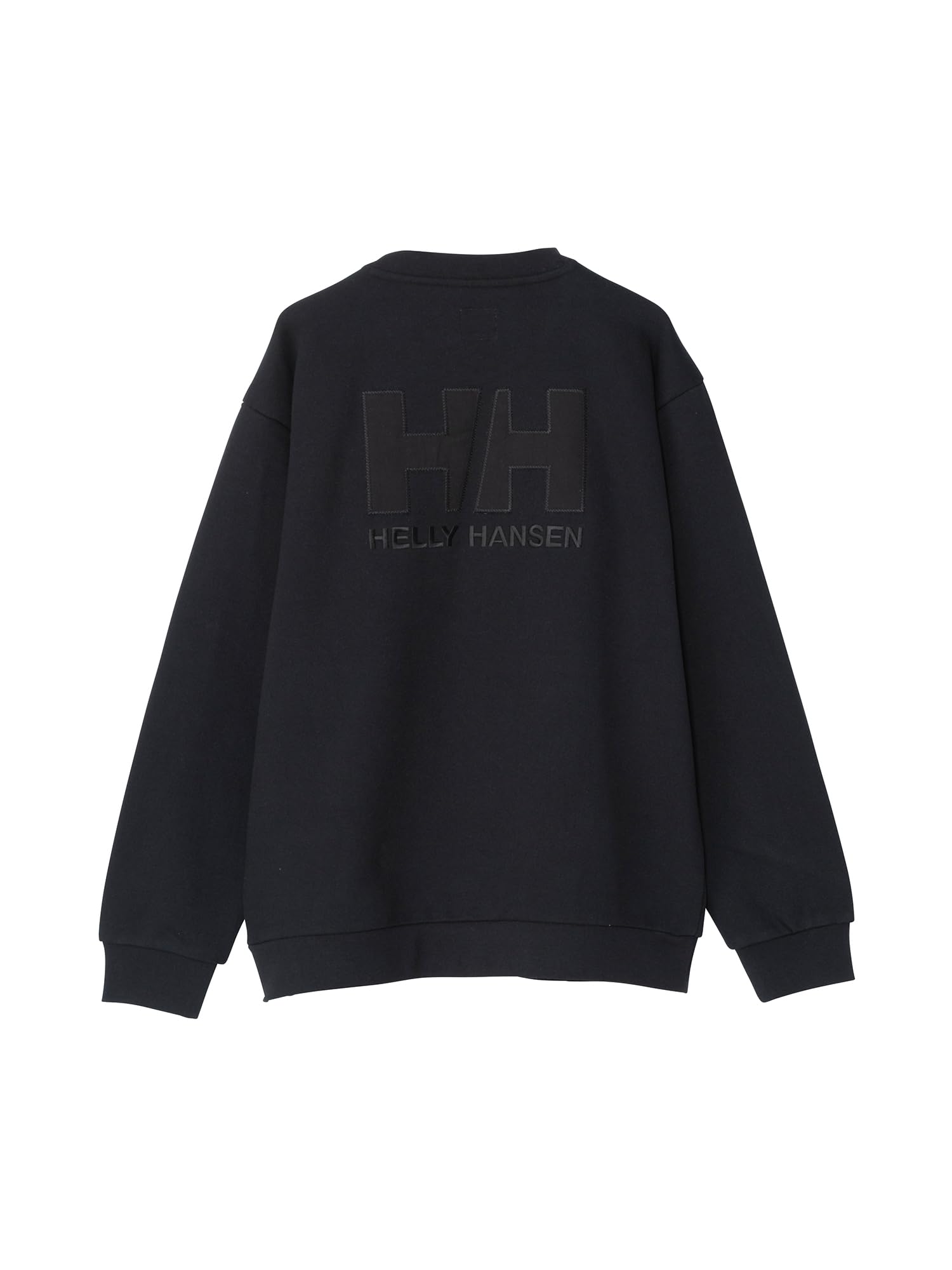[ヘリーハンセン] HH Logo Patch Sweat Crew 黒いこと L