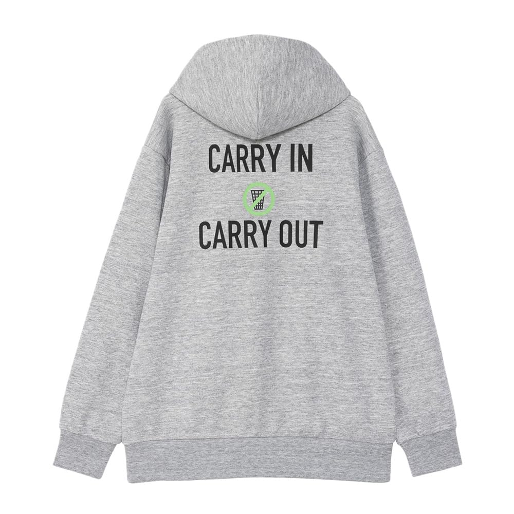 HHAngler Sweat Parka 雑ぜ合わせる薄墨色 XL