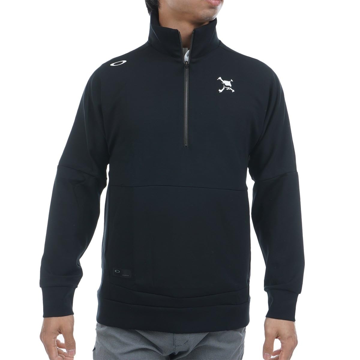 SKULL BULGE H/Z PULLOVER FLEECE BLACKOUT US XL 大きさ (日本 2XL 大きさ好いかげんに) FOA407630_02EXL