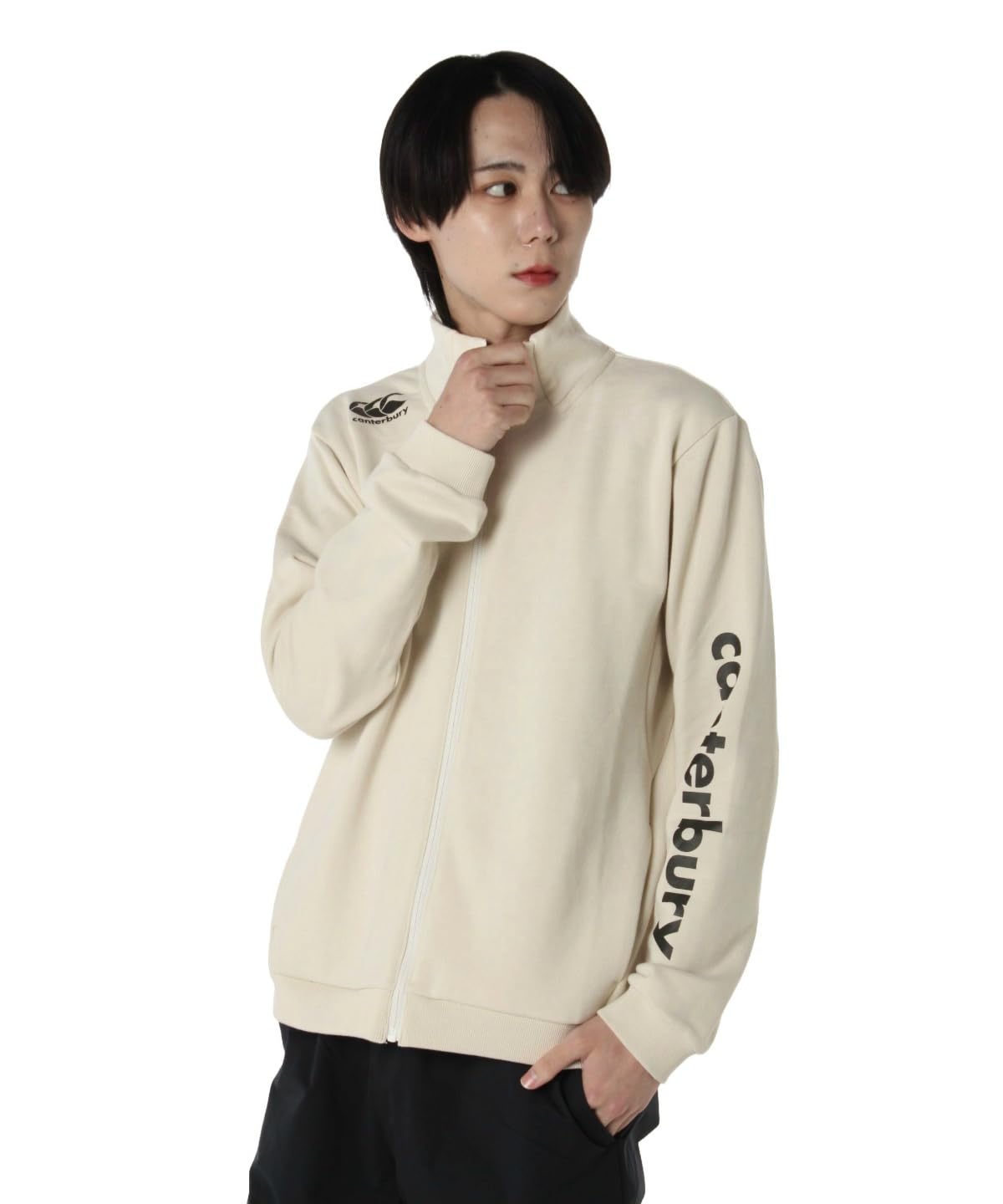 [カンタベリー] 汗水 R+ FLEXWARM SWEAT TRACK JACKET 30_象牙色 3L