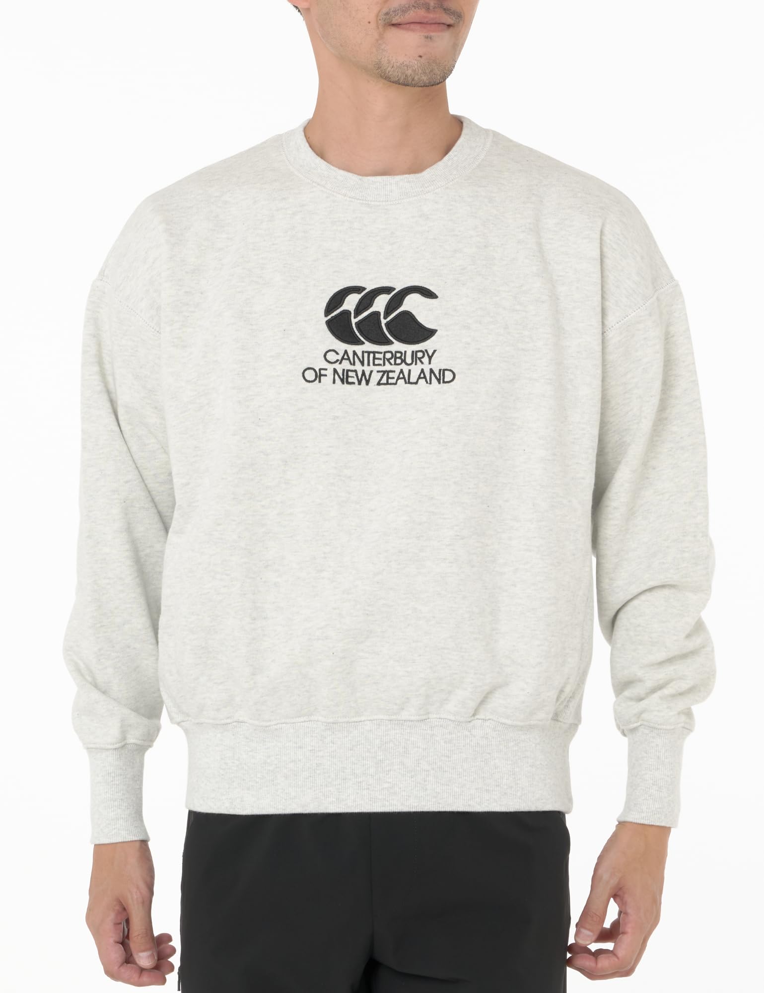 [カンタベリー] 汗水 HEAVY SWEAT SHIRT 12_しろがね色 3L