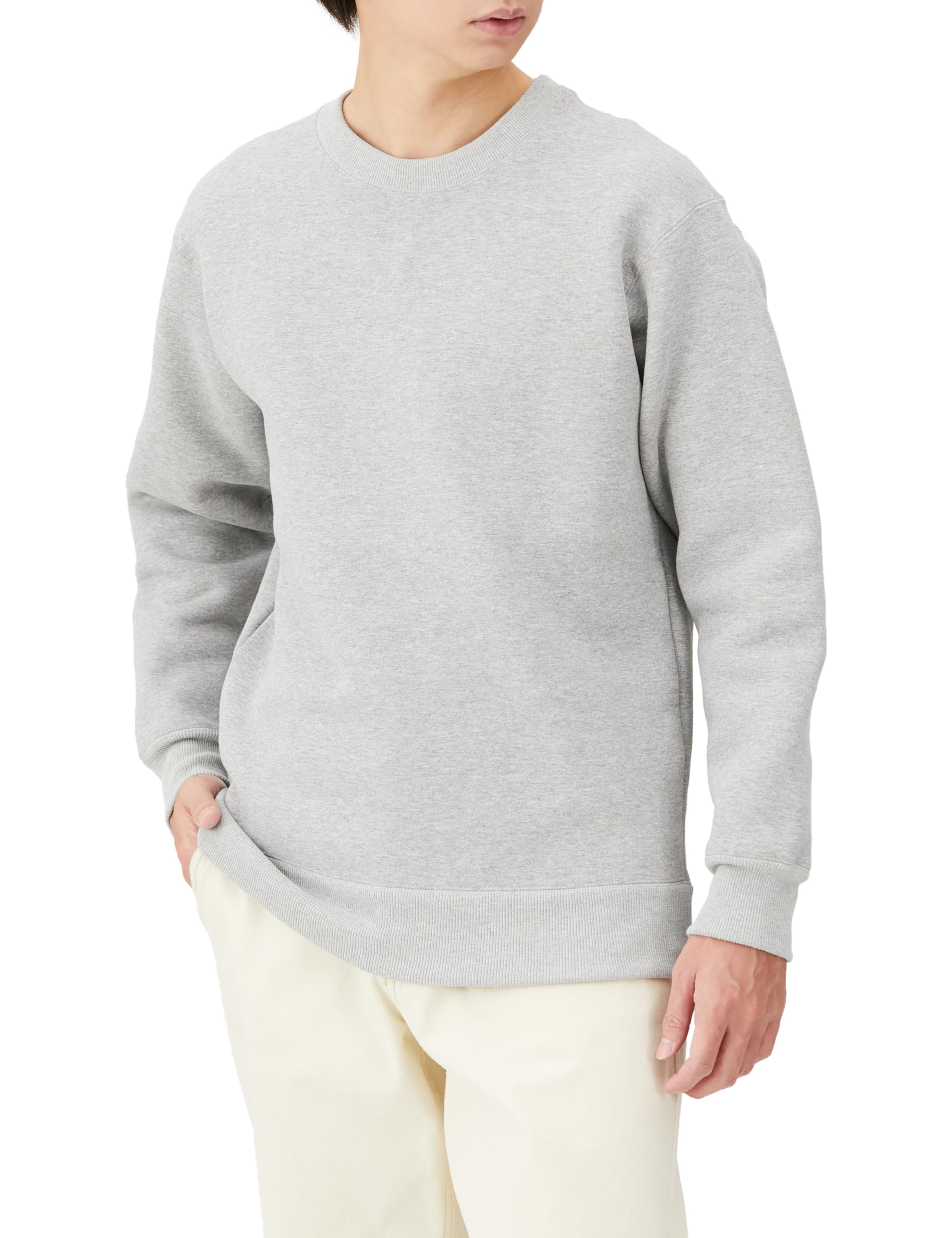 [NEUTRALWORKS.] BARITON/HWS LONG SLEEVE CREW 入り合わせる薄墨色 L