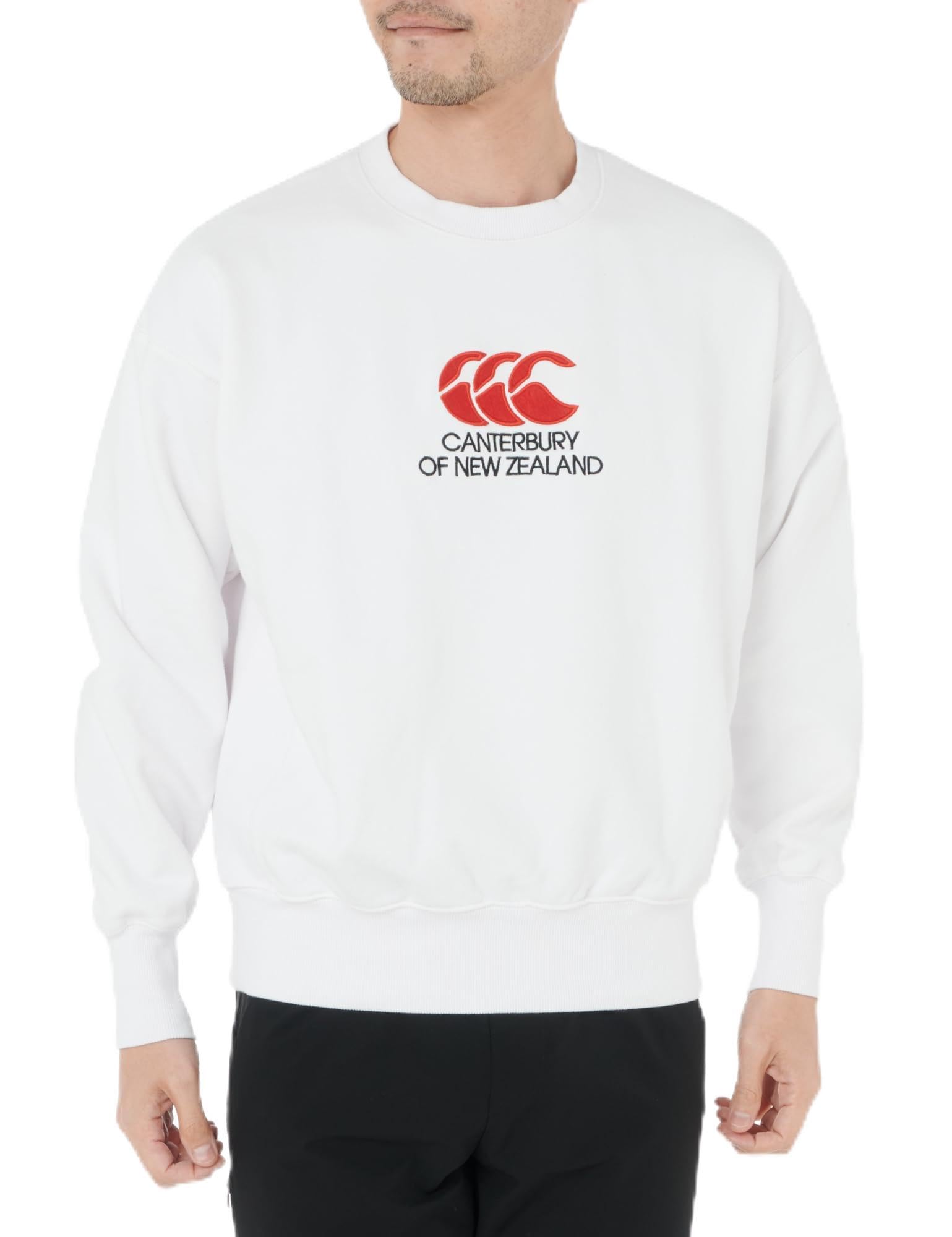 [カンタベリー] 汗水 HEAVY SWEAT SHIRT 10_白いこと 3L