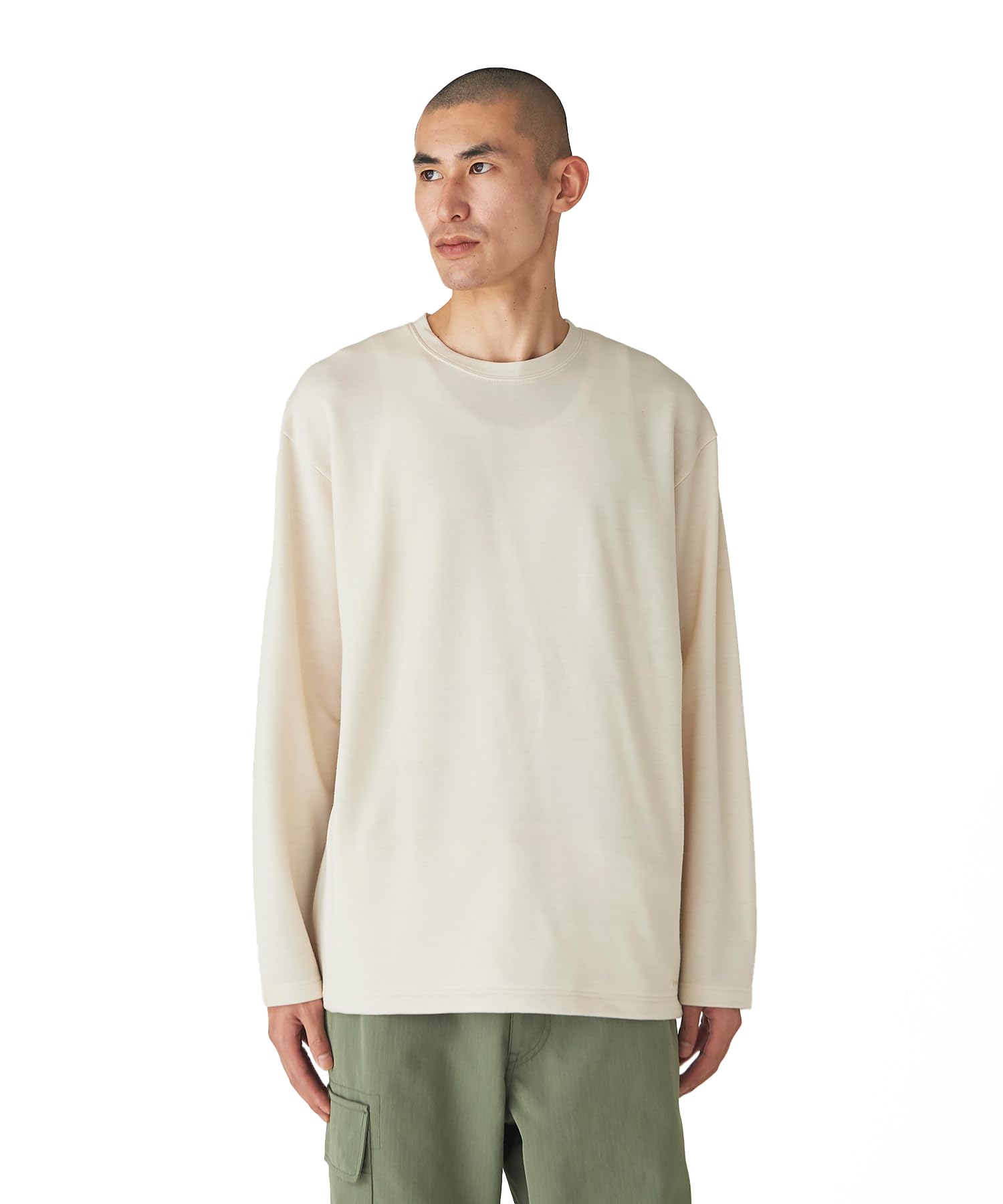 スノーピーク(snow peak)Wool Sweatshirt Pullover SW-24金010 トップス 調教師 汗水 メンズ レディース Oatmeal L