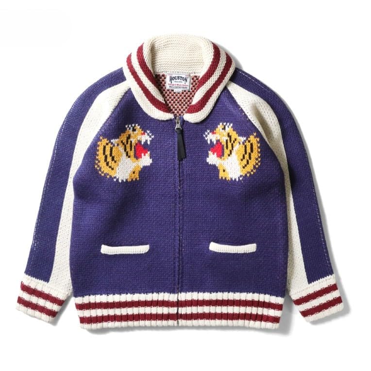 [ヒューストン] SOUVENIR COWICHAN SWEATER (TIGER)
