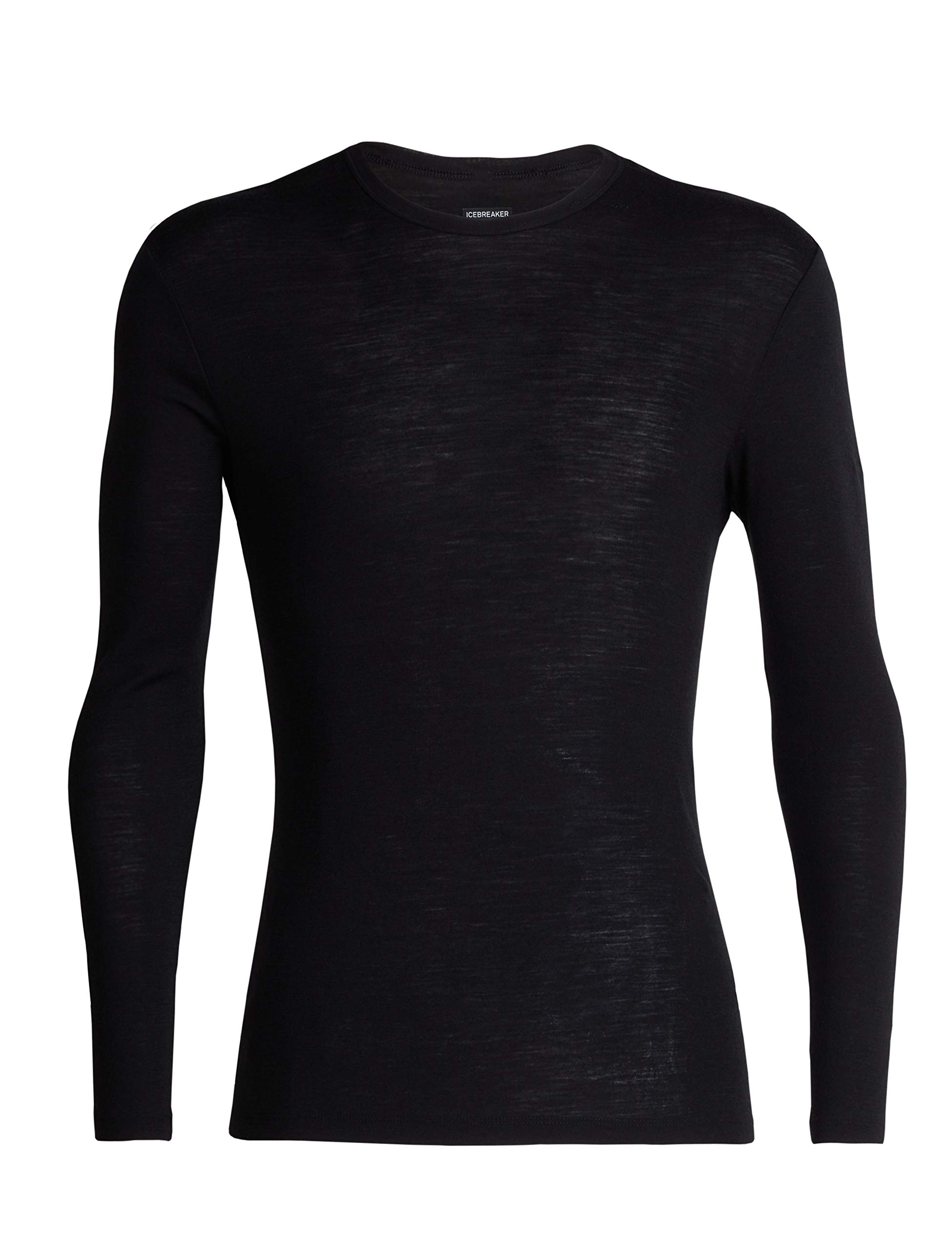 [Icebreaker] [アイスブレーカー] 長袖カットソー ティーシャツ Men Merino 175 Everyday Long Sleeve Crewe メンズ メリノ 175 エヴリデイ ロング衣袂 労働者の一団 黒いこと XL