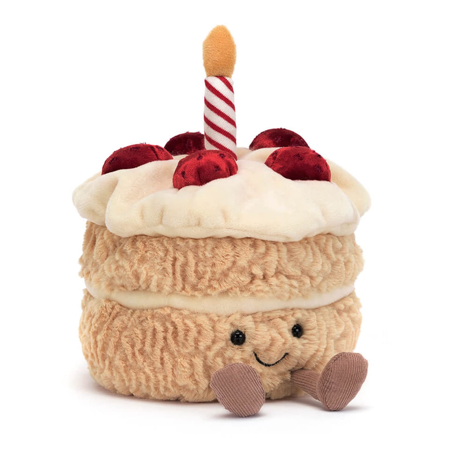 Jellycat アミューズブル 誕生日西洋菓子 ぬいぐるみ 6in 乾荒原ぬいぐるみ 生まれ落ちる日差し上げ物