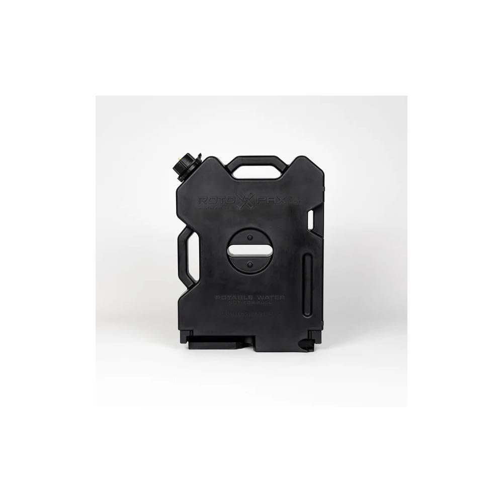 Rotopax(ロトパックス) 入れもの ポリ貯蔵タンク ウォータージャグ 水貯蔵タンク 難民キャンプ 2gal(7.57L) ウォーターブラックコンテナ ノズル嘱する RX-B