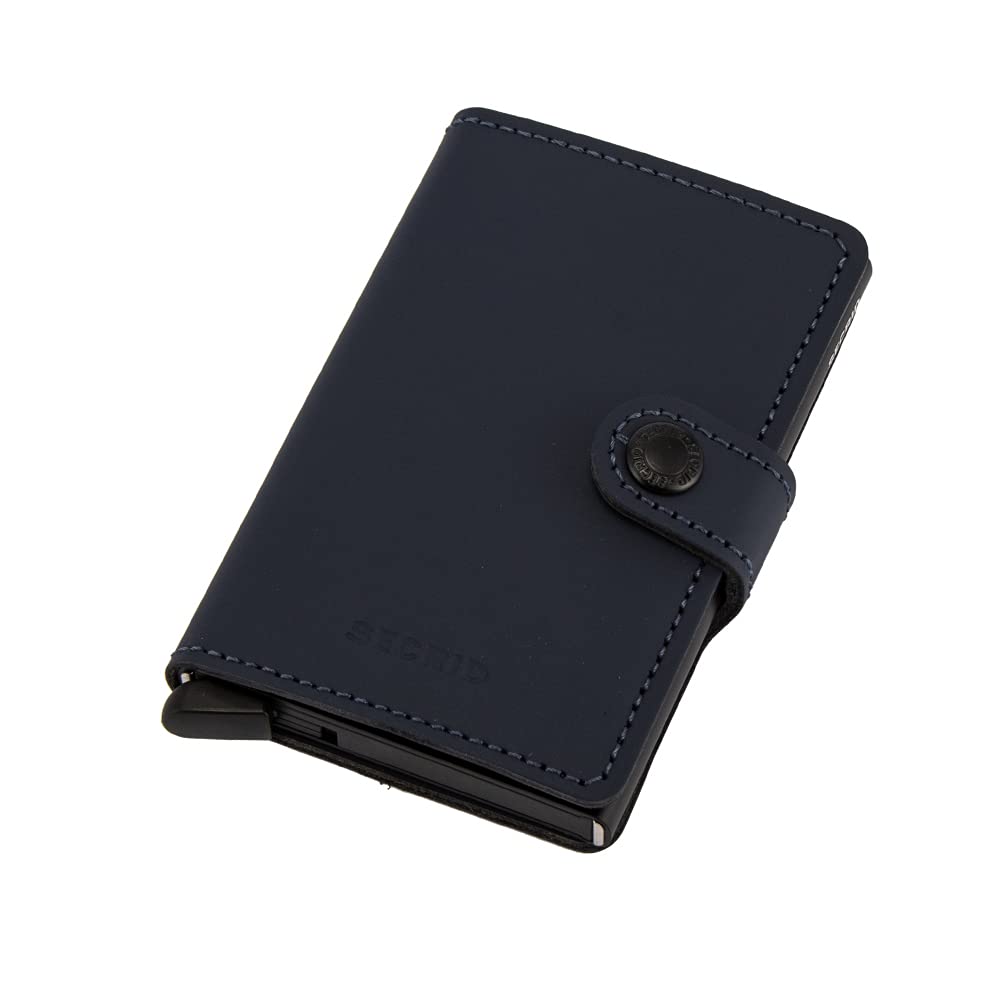 [Secrid] [ セクリッド シークリッド ミニウォレット Mini Wallet 金入れ なめし革 マットナイトブルー Matte Night Blue 8718215287292 歌留多容れもの 通行手形容れもの 革 メンズ レディース 現ナマ受け答え [並行輸
