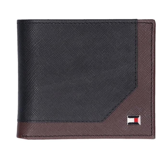[トミー] 二つ折り金入れ Saffiano 31TL25X002 014 014 black/brown [並行輸入品]