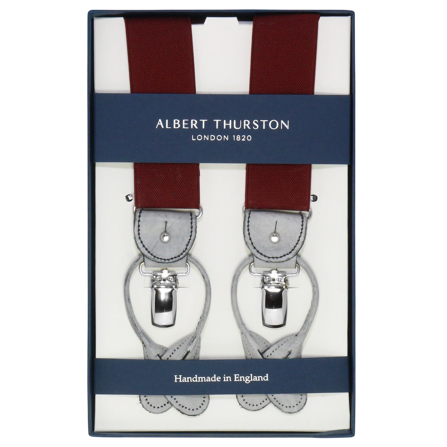 ALBERT THURSTON アルバートサーストン ズボン吊り ぶどう酒 sp0276