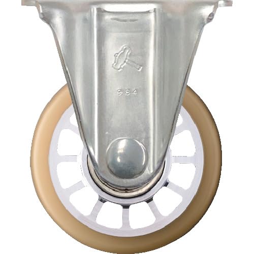 ハンマーキャスター(Hammer Caster) SUS 低床式 重荷重用 固定 ウレタンB車 75mm 540SSR-BAU75｜レックストア 6,014円