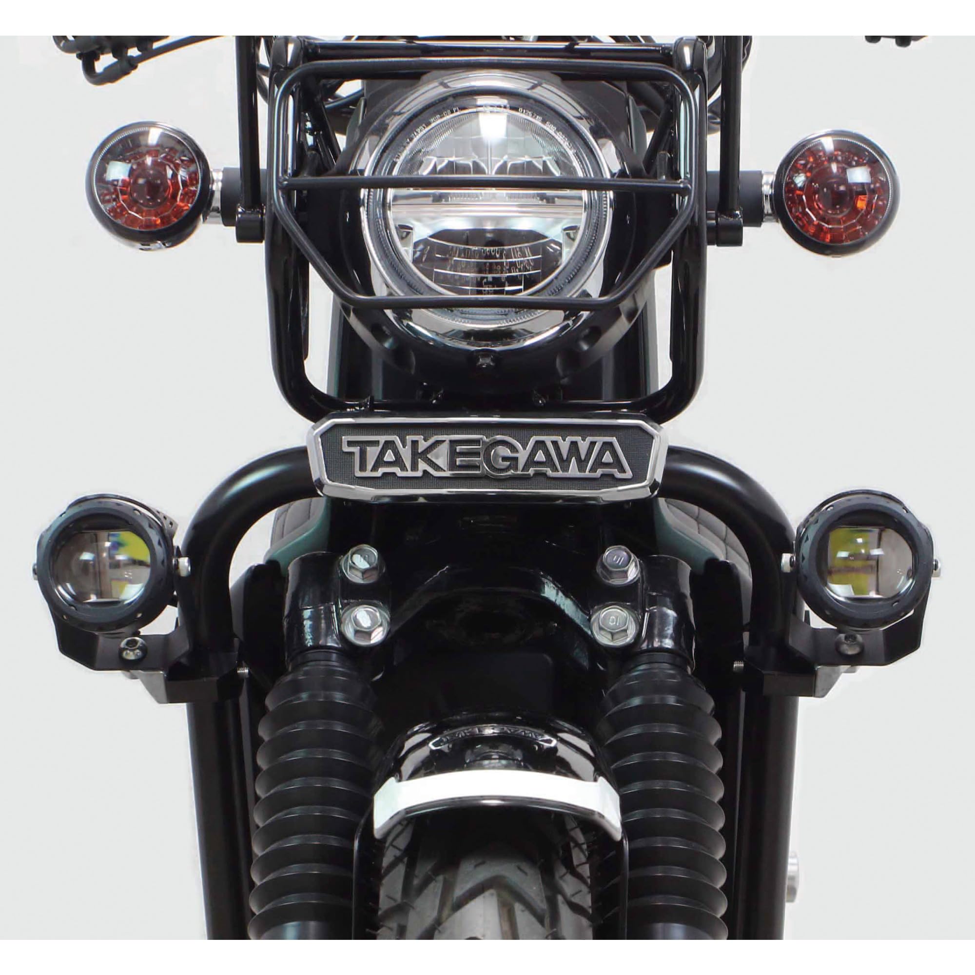 スペシャルパーツ武川(TAKEGAWA) LEDフォグランプキット(カットライン/10W/ホワイト・イエロー切替) クロスカブ50・クロスカブ110/SP武川製アンダーフレーム装着車用｜レックストア