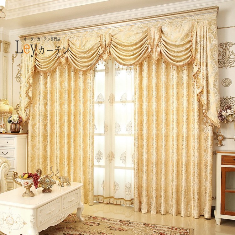 楽天市場】カーテン 遮光 高級 タッセル フック付き 遮光