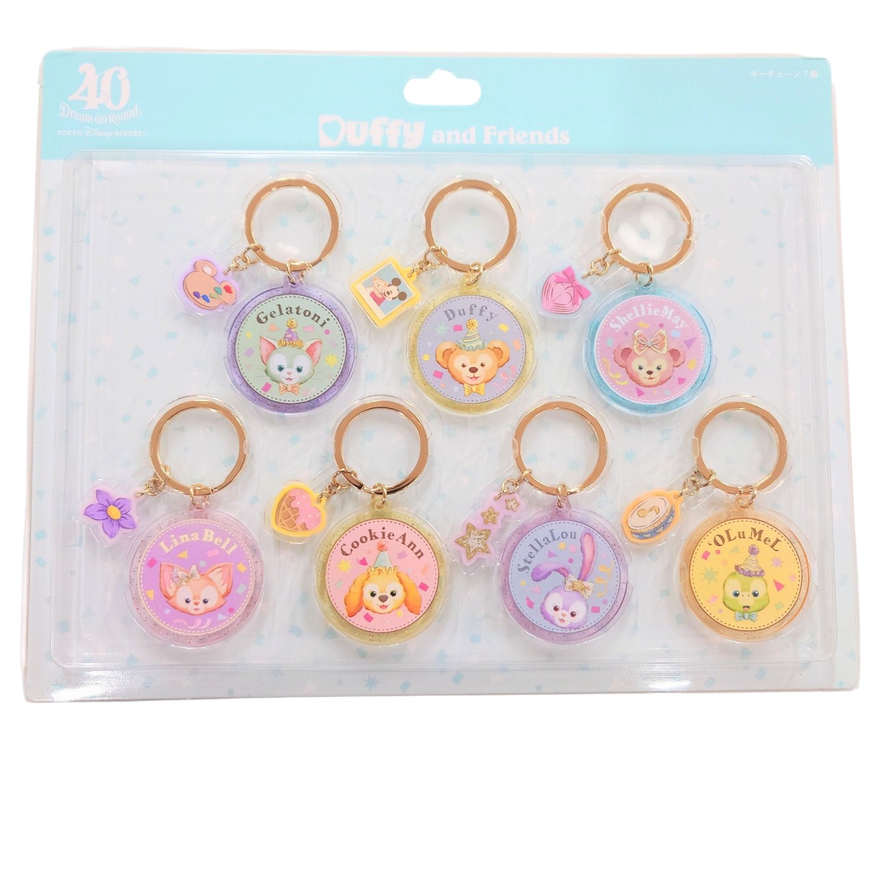 どりーむらんど！Duffy & Friends キーチェーン　全種類セット どりーむらんど！Duffy & Friends キーチェーン 全種類セット ど