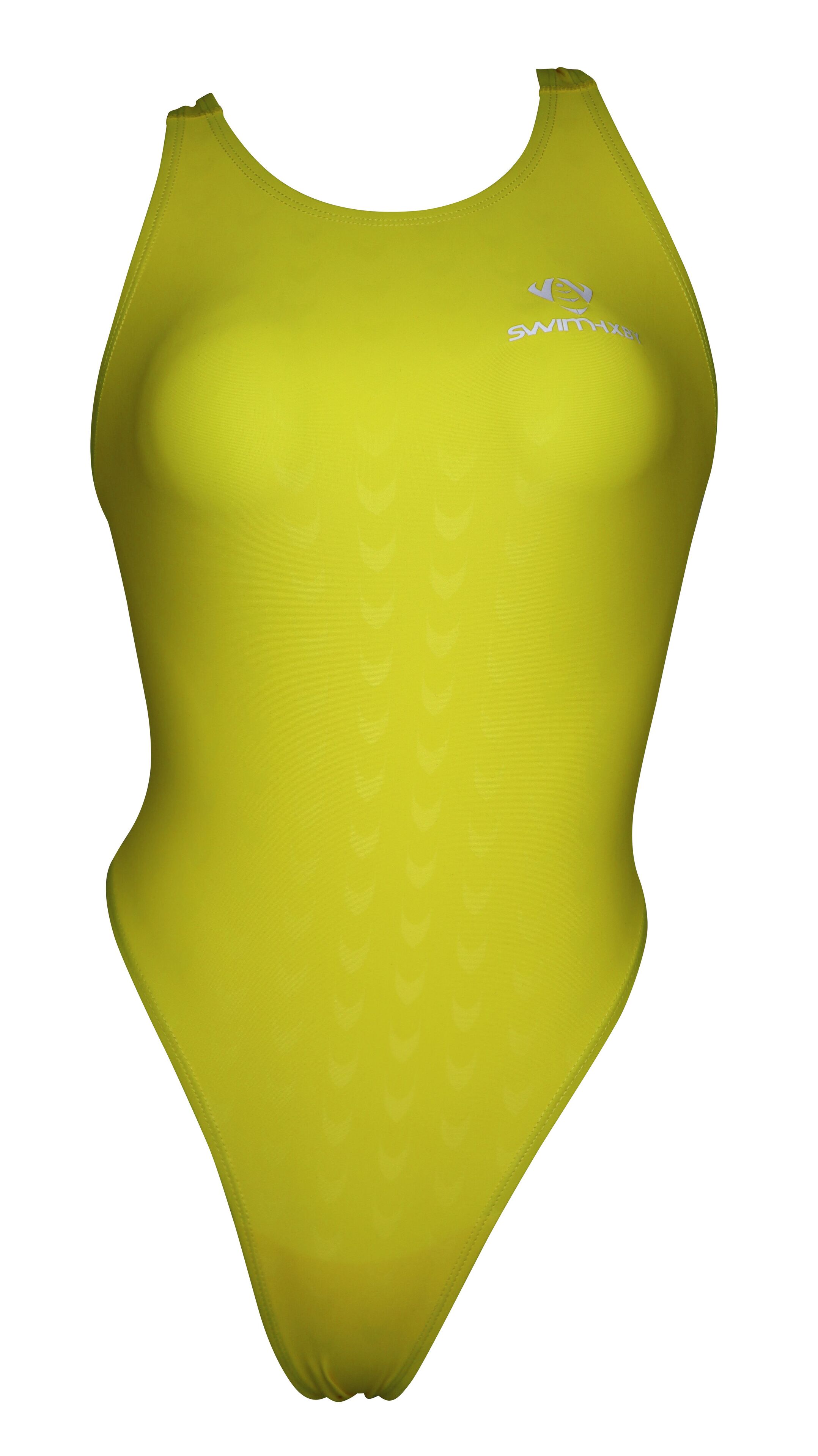 [SWIMHXBY] Women's Swimsuit Women's Girls 280 High Leg Model Yellow