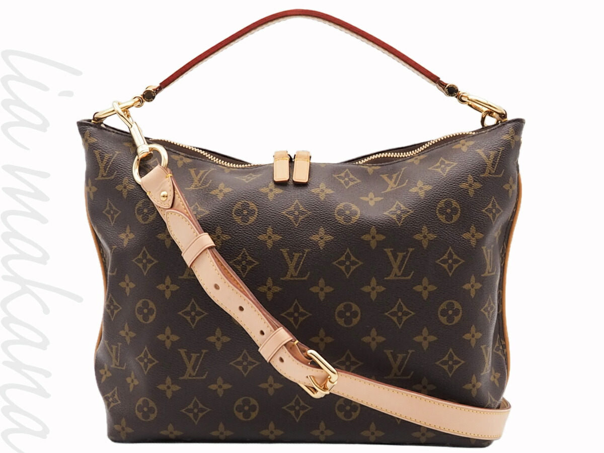 【中古】LOUIS VUITTON ルイ ヴィトン シュリ PM モノグラム・帆布 御徒面子 ショルダーバッグ クロスボディバッグ 2WAY 肩かけ 曲がった掛け 赤銅色 ゴールド金具 ストラップ付き添い人 M40586【リアマカナ】