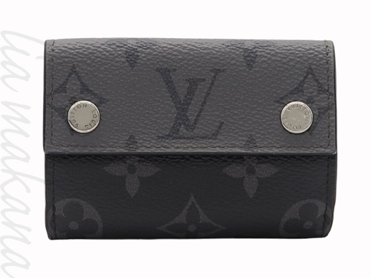 新型美品　ルイヴィトン モノグラム ディスカバリーコンパクトウォレット　02 LOUIS VUITTON 【新品同様】ルイヴィトン モノグラムエクリプス