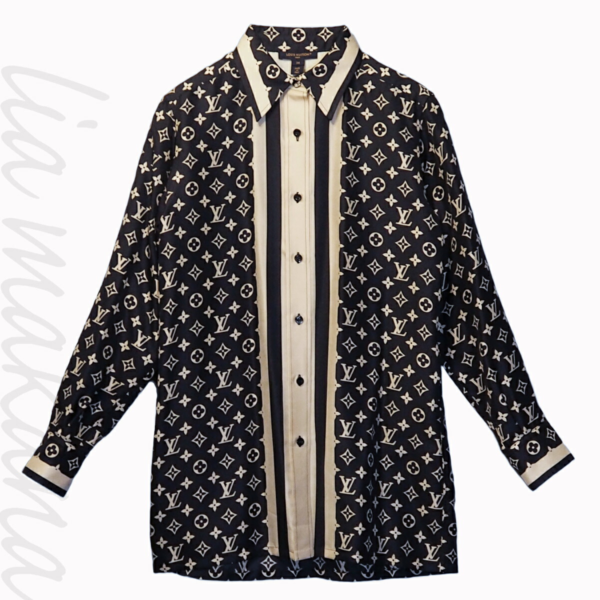 【海外限定☆】Louis Vuitton★リバースマヒナパジャマシャツ 極美品 Supreme シュプリーム Louis Vuitton ルイヴィトン