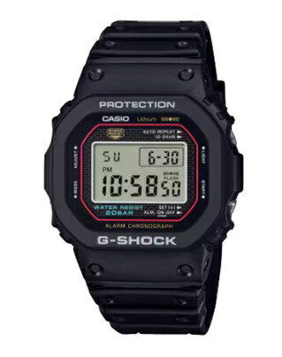 新品 正規品 CASIO カシオ G-SHOCK ジーショック 「初代G-SHOCK 復刻モデル」 DW-5000R-1AJF｜sakai_webshop