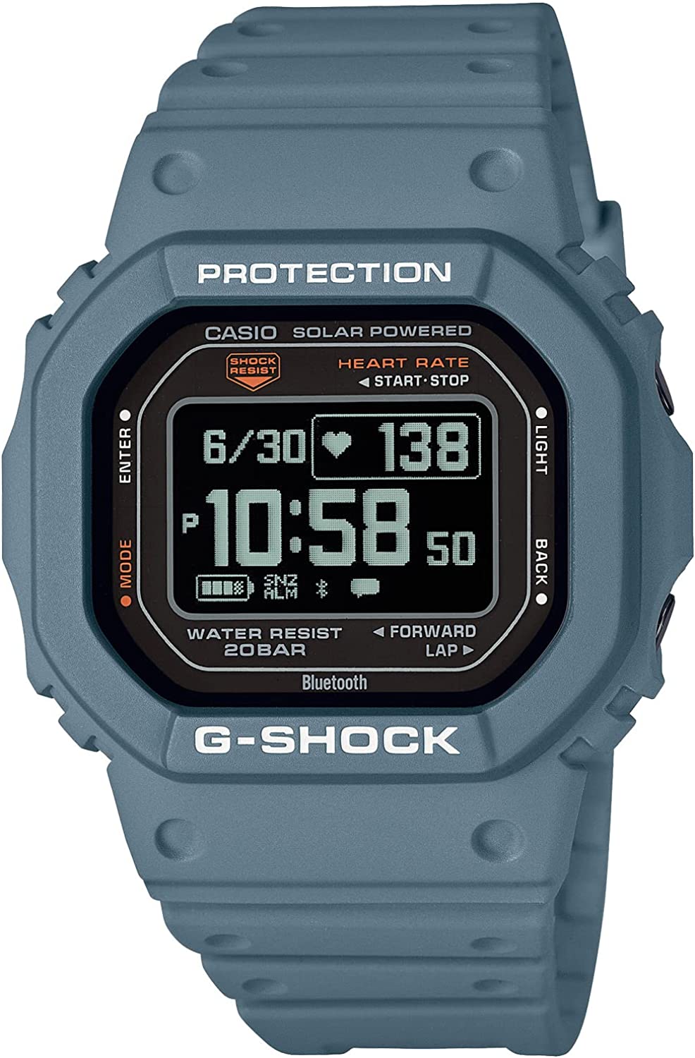 新品 正規品 CASIO カシオ G-SHOCK ジーショック G-SQUAD 心拍計 Bluetooth搭載 DW-H5600-2JR