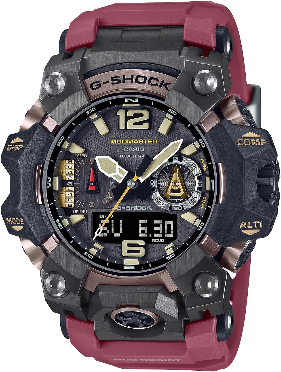 【楽天市場】新品 正規品 CASIO カシオ G-SHOCK ジーショック MUDMASTER Bluetooth搭載 電波ソーラーバイオマス ...