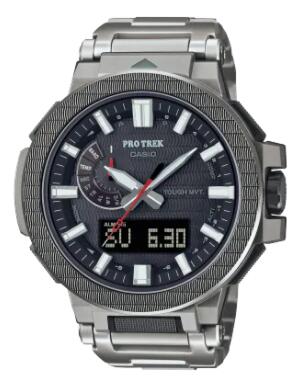 CASIO　カシオ　PRO TREK　プロトレック　PRX-2500T　3258 NOS CASIO PRX-2500T-7JF PRO TREK MANASLU TITANIUM ABC DIGTAL