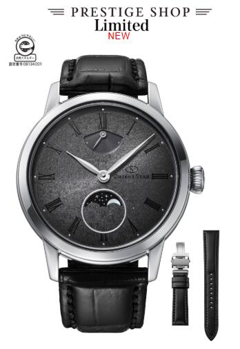新品 正規品 EPSON エプソン ORIENTSTAR オリエントスター F8 Mechanical Moon Phase Hand Winding 限定100本 RK-BW0002N
