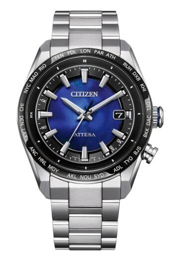 【6月5日発売/発送】新品 正規品 CITIZEN シチズン ATTESA アテッサ UNITE with BLUE エコ・ドライブ電波時計 世界限定2000本 CB0288-65L｜sakai_webshop