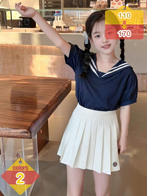 赤ちゃん服 セットアップ 夏 うしろ帯 2点仕掛ける 半袖 プルオーバー ミニスカート 筋目スコート 上下仕掛ける ガールズ 小学生 社交ダンス御召しもの トップ 今めかしい 無地 好いたらしい 通学着 通園着 寄りあい 海命のせんたく 普段着 liber-online