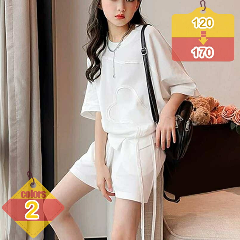 1000円OFFクーポン セットアップ キッズ 半袖 ベビー服 女の子 男の子 tシャツ 綿 ハーフパンツ 夏 子供服 ジャージ 上下セット スウェット スポーツ 赤ちゃん おしゃれ 可愛い 入園 入学 幼稚園 小学生 誕生日 プレゼント お出かけ liber-online|りべる通販