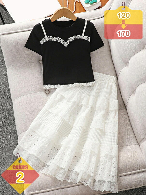 赤ちゃん服 うしろ帯 セットアップ 2点仕掛ける Ｔシャツ スコート スコート仕掛ける 無地 キッズ 上下仕掛ける ゆったり 心地好い 半袖 A伝達ルート 好いたらしい オシャレ さる股引き 小学生 海命のせんたく 通学 普段着 運動すること着 春服 夏服 liber-online