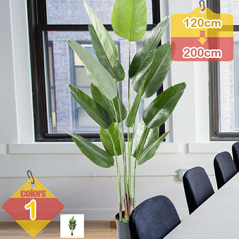1000円OFFクーポン 観葉樹 人工観葉植物 フェイクグリーン ストレリチア・レギネ インテリアグリーン 造花 水やり不要 造花 大型 幸福の木 屋内 ホーム 玄関 オフィス おしゃれ エントランス 店舗 リアル 大きい 鉢植え 開店祝い 新築祝い お礼 贈り物 プレゼント｜りべる通販
