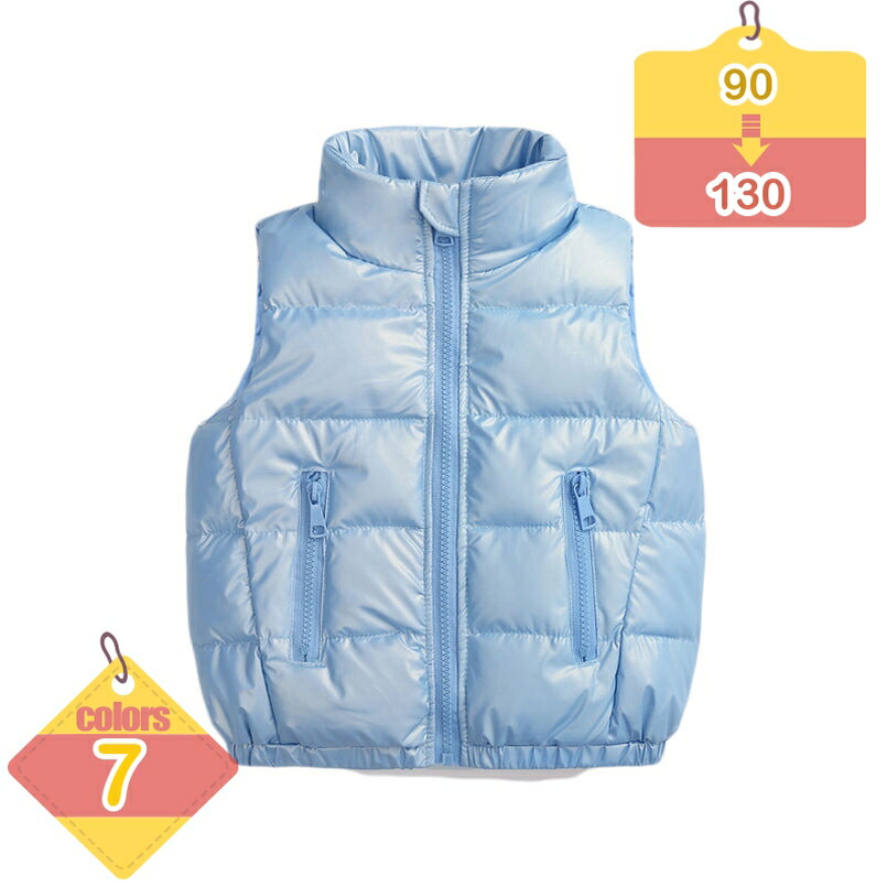 子供服 ノースリーブ ダウンベスト キッズ ベスト 綿 前開き 防寒 中綿ベスト 春秋冬 ベビー服 カジュアル おしゃれ アウター 暖かい ボタン オシャレ 上着 普段使い 通園 保温ベスト 新年 誕生日祝い 男女兼用 ライトダウン liber-online