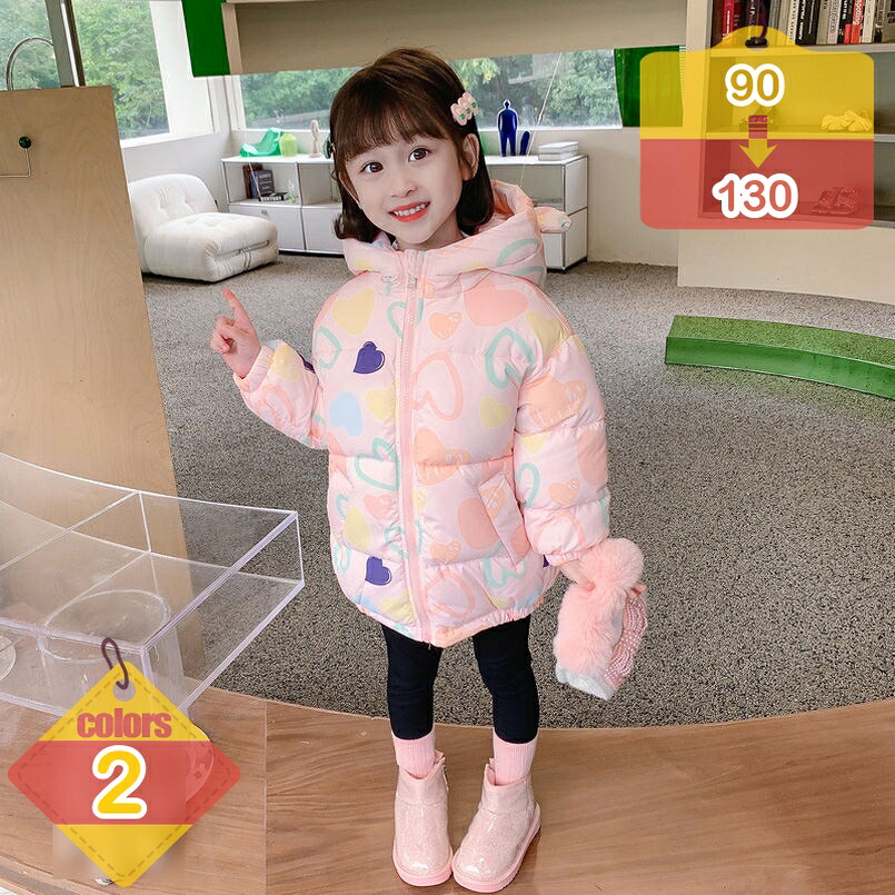 1000円OFFクーポン 子供服 ダウンコート 女の子 男の子 男女兼用 ダウンジャケット 中綿コート キッズ 子供 ロングダウンジャケット 軽量 秋 冬 暖かい ライトダウン フード ロング丈 防寒 新年 誕生日 幼児 お出かけ 冬服 コート ジャケット liber-online｜りべる通販
