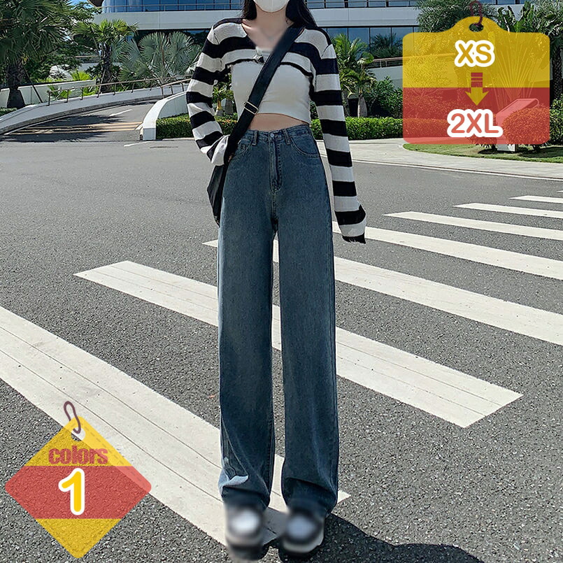 ワイドパンツ レディース ボトムス ロングパンツ 大きいサイズ ゆったり 黒 きれいめ デニムパンツ ワイドデニム シンプル 無地 ポケット 脚長 通勤 通学 カジュアル ストリート系 かっこいい ファッション liber-online