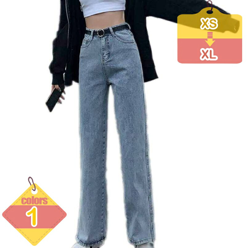 1000円OFFクーポン デニムパンツ レディース ワイドパンツ ルーズ ストレート 10分丈 春秋 ボトムス ジーンズ ジーパン おしゃれ ロング ゆったり シンプル ポケット カジュアル 普段使い OL ボトムス 美脚 通勤 体型カバー liber-online