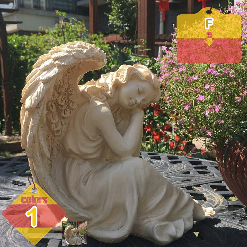 1000円OFFクーポン オブジェ 天使 ガーデニング 置物 妖精 エンジェル 彫刻 樹脂 飾り 防水 耐久 かわいい プレゼント 庭 屋外 デコレーション 誕生日 インテリア 置き物 装飾品 庭の装飾 ガーデンオーナメント 玄関 屋外用彫像 花壇の置物 liber-online|りべる通販