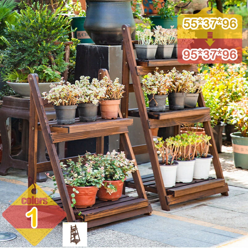 木製 フラワースタンド プランタースタンド 室内 3段 花棚 植物棚 盆栽棚 フラワーラック 園芸ラック ガーデンラック 屋内 屋外 花台 鉢植え 簡単 組み立て 多機能 収納ラック 天然木製 スリム インテリア 大容量 liber-online