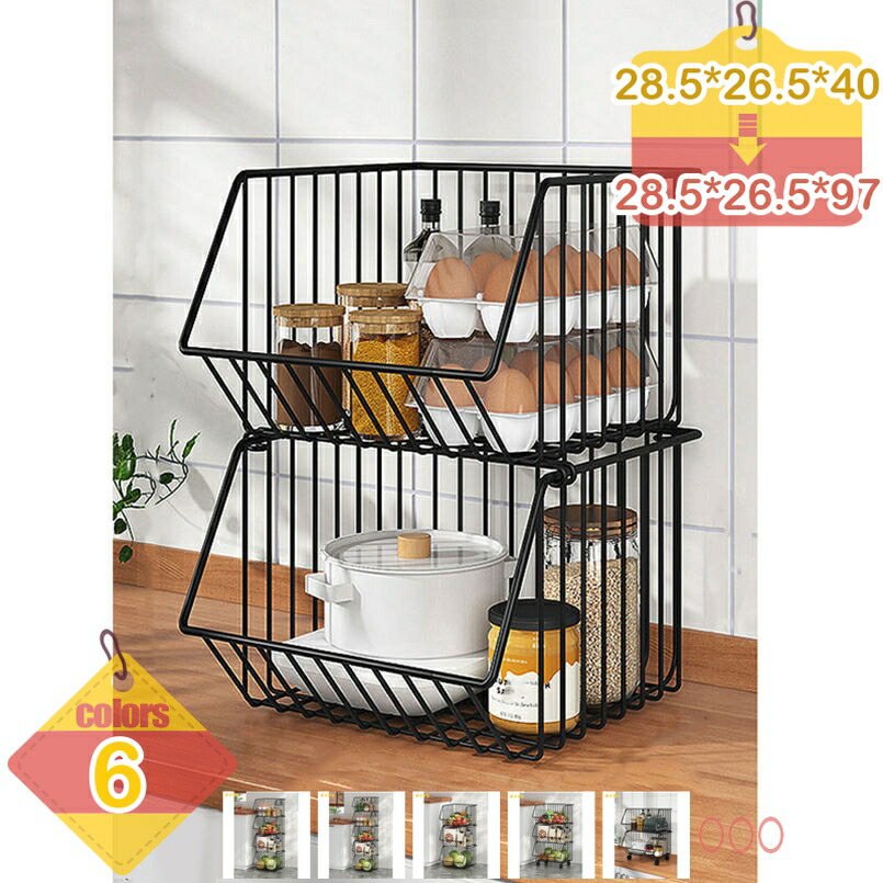 500円OFFクーポン キッチンワゴン キッチンスタッキングバスケット 3段 収納ワゴン キッチン収納ワゴン キッチン収納 キャスター付き キッチンラック キッチンバスケット バスケットワゴン キッチンストッカー 野菜ストッカー liber-online