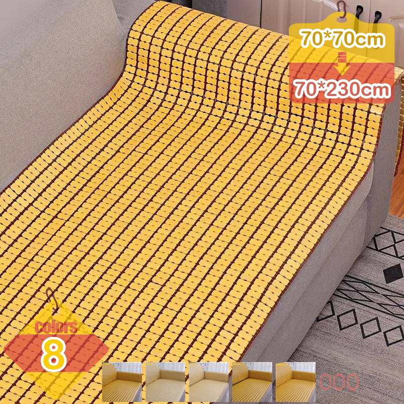 500円OFFクーポン 座ぶとん 竹マット シーツ 抗菌 防臭 涼感シーツ 敷き物 ソファー保護 滑り止め 座布団 クール 竹 デスク チェアカバー シートカバー 夏用 ソファカバー 涼しい ソファー 車用 シートを快適に通気 チェア 蒸れない liber-online