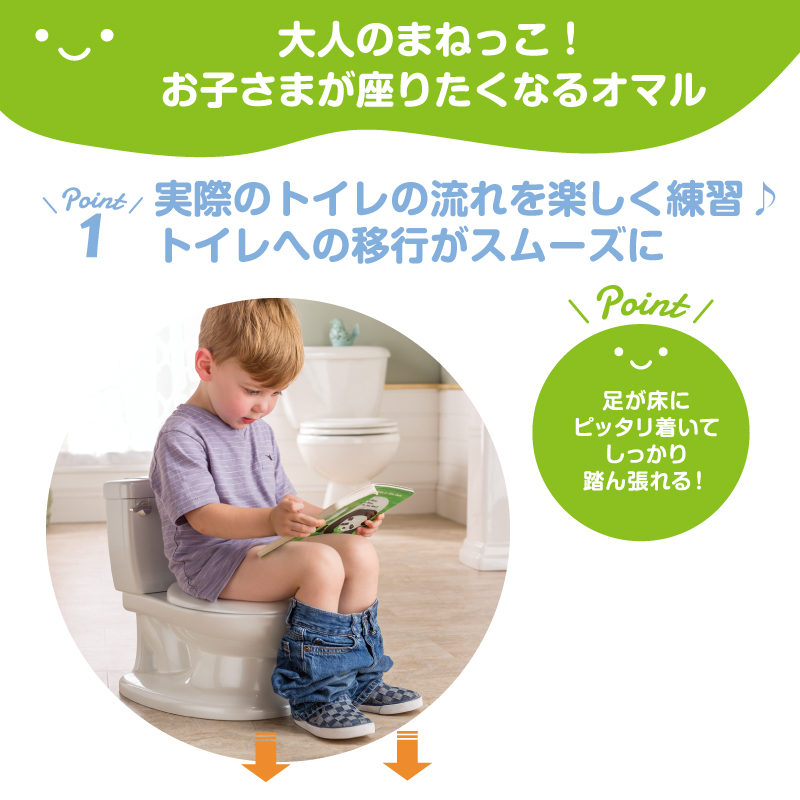 【楽天市場】マイサイズポッティ 日本育児 おまる オマル トイレ型おまる 流水音 洋式トイレ 子供 こども キッズ
