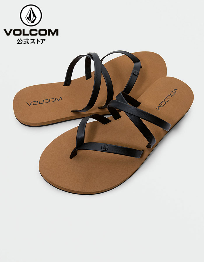 【楽天市場】【公式】VOLCOM ボルコム WOMEN'S ウィメンズ SANDALS サンダル OPEN TOE オープントゥ ビーチ ...