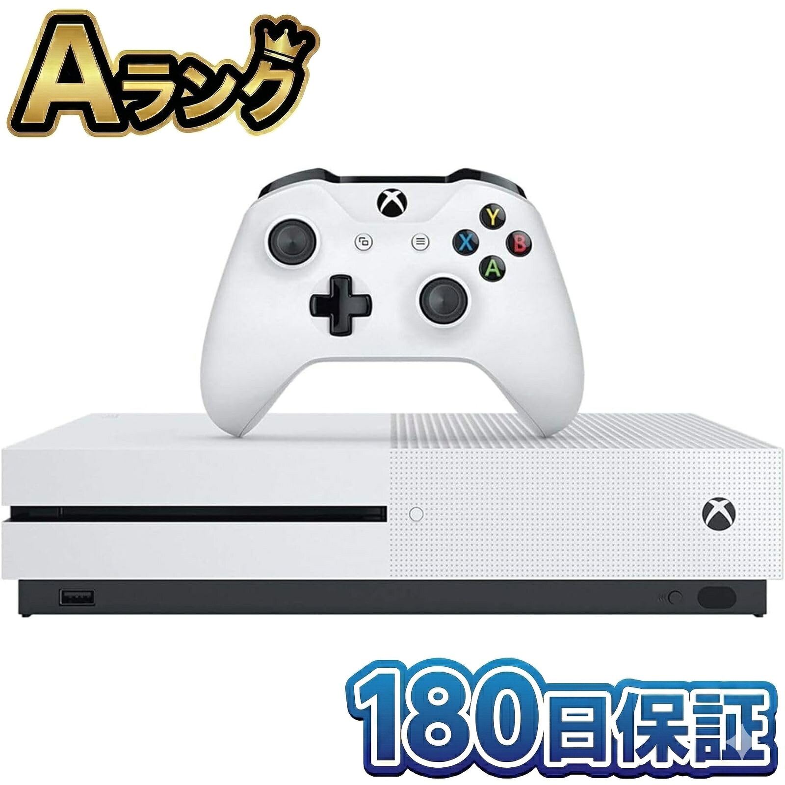 【中古】 整備済み品 Microsoft Xbox One S 500GB 本体 エックスボックス ワン ホワイト 白 4K HDR 対応 高品質 徹底除菌清掃済 送料無料 翌日配送 ゲーム機 人気 コンパクト えっくすぼっくすわん 中｜リベルダージオンライン店