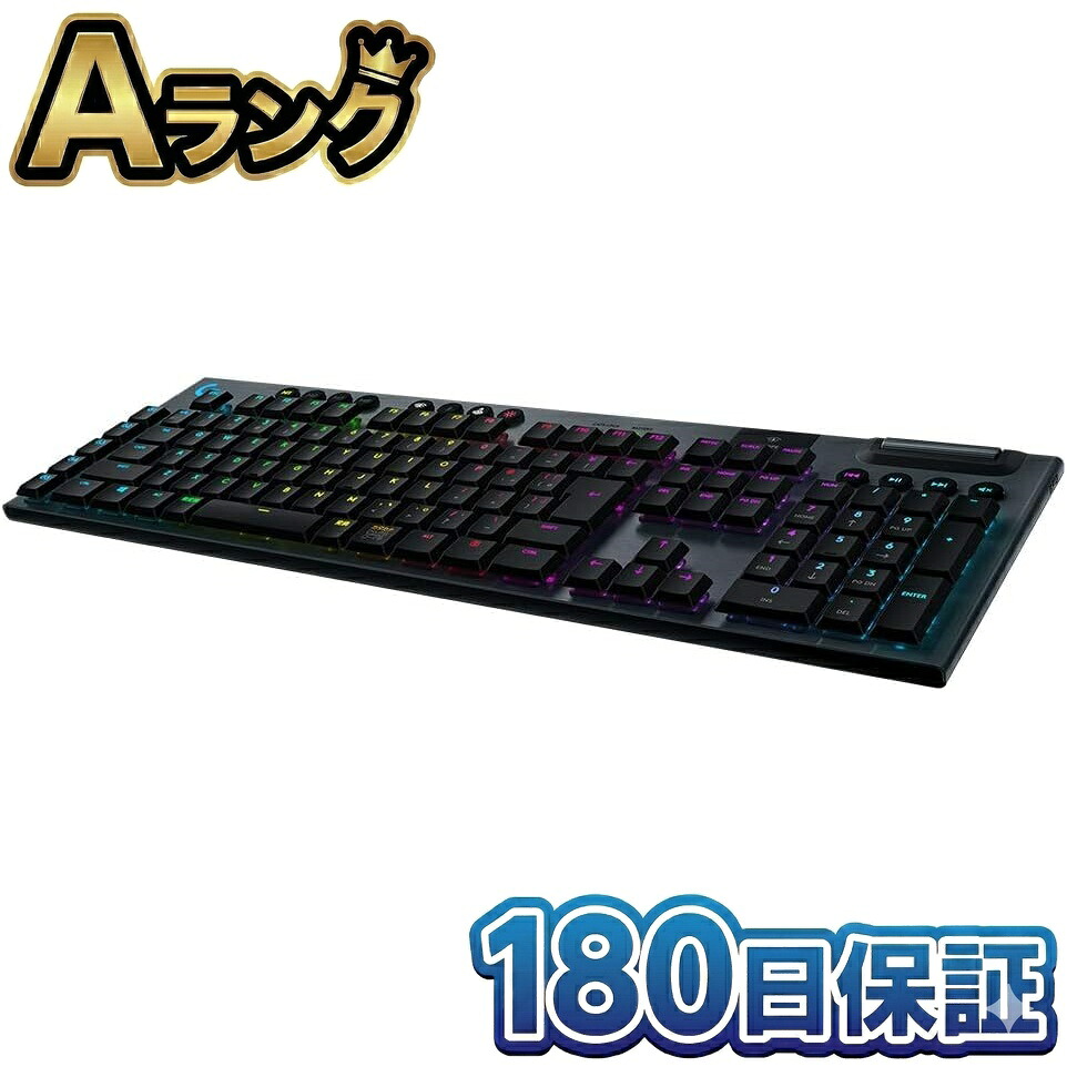 【中古】 整備済み品 ロジクール Logicool G ゲーミングキーボード 本体 G913-CK G913 薄型 GLスイッチ クリッキー LIGHTSPEED ワイヤレス Bluetooth 無線 日本語配列 メカニカル RGB 徹底除菌清掃済 高品質 送料無料 翌日配送 ろじくーる 中古 180日保証｜リベルダージオンライン店 17,613円